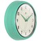 Infinity Instruments Retro Round Mint Green Wall Clock, 9.5 in. 10940MT - alternate 4